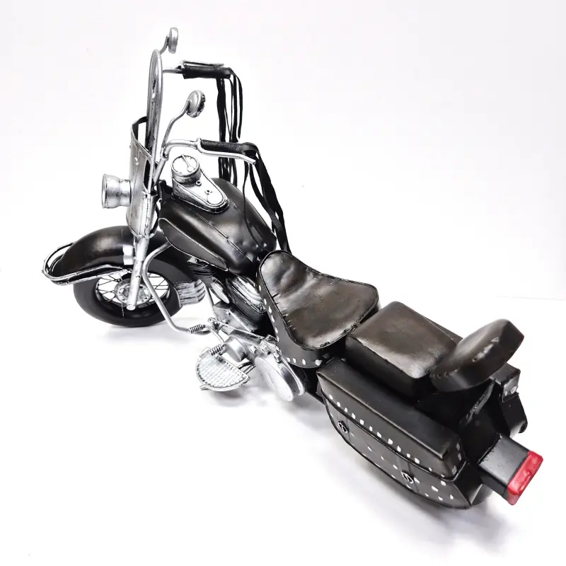 Motocicleta epoca, negru, din metal, model 12-17